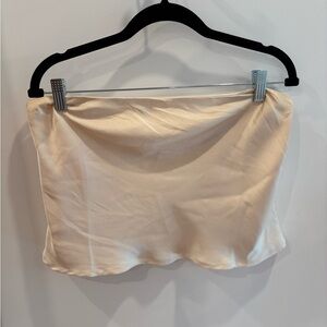 Elegant Cream Women's Crop Top